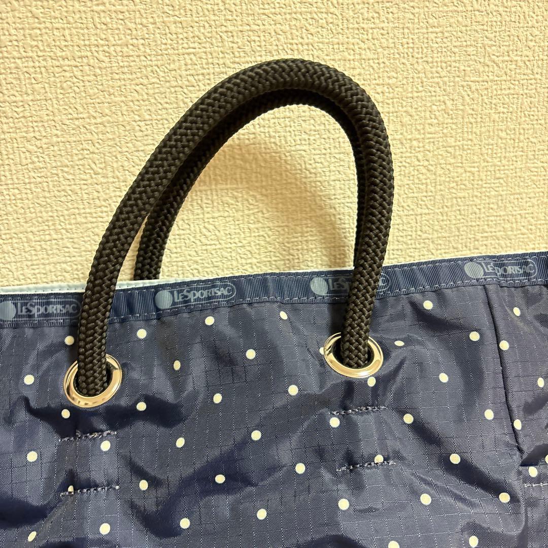 レスポートサック MEDIUM 2 WAY TOTE ネイビープティドット - メルカリ