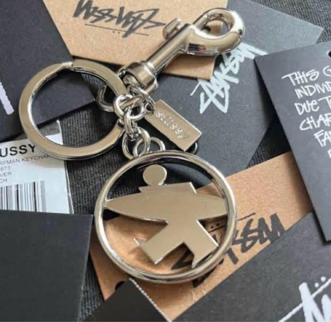 STUSSY ステューシー サーフマン キーリング - メルカリ