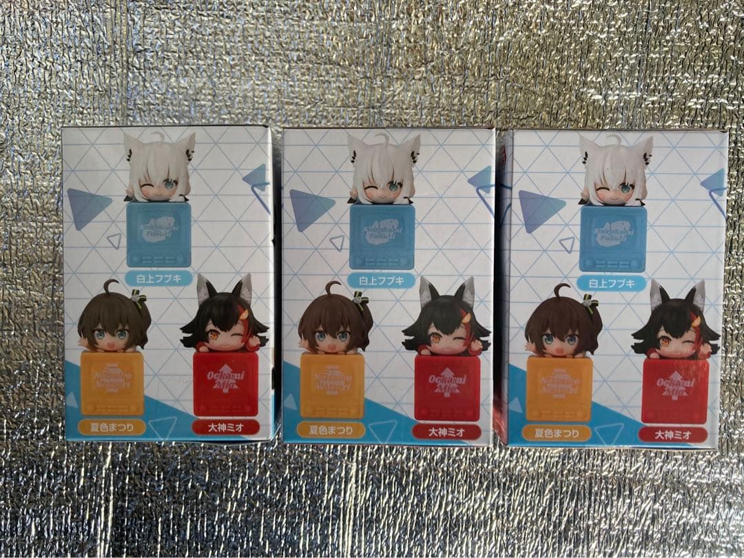 ホロライブ ひっかけフィギュア3体セット Vol.8 白上フブキ 大神ミオ