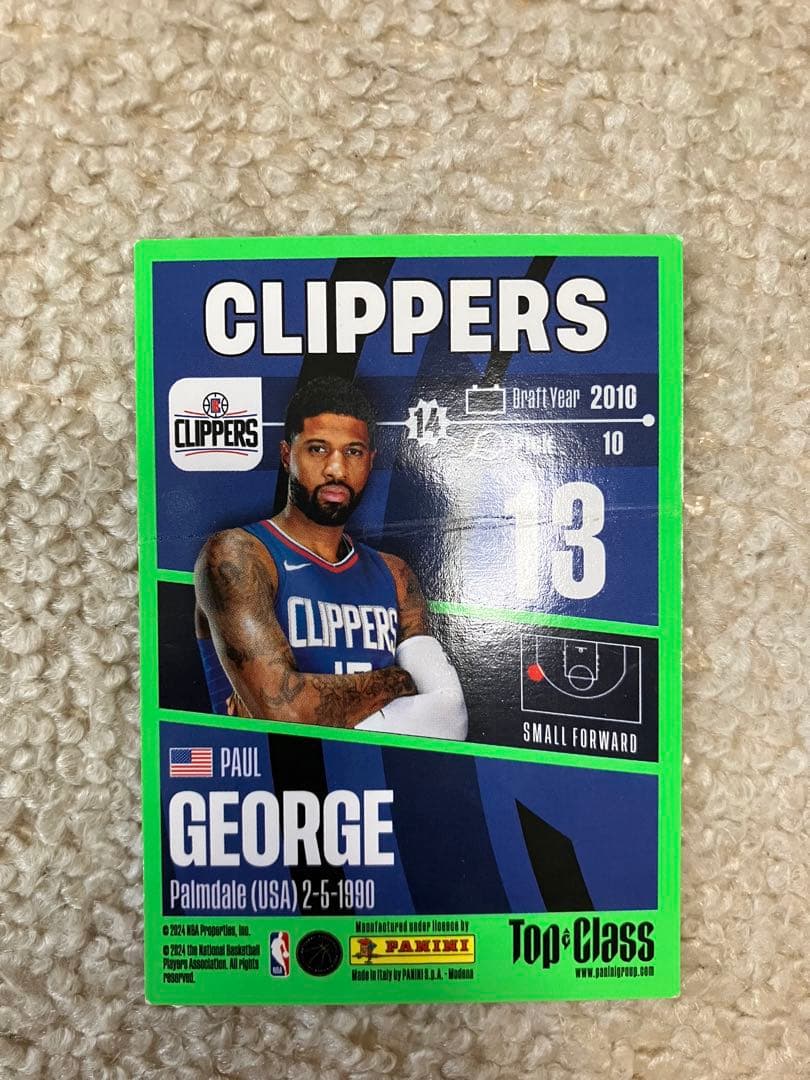 ポール・ジョージ トレーディングカード クリッパーズ - メルカリ