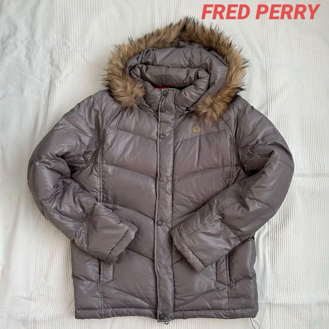 FRED PERRY】長袖 ダウンジャケット グレー系 メンズ L - メルカリ