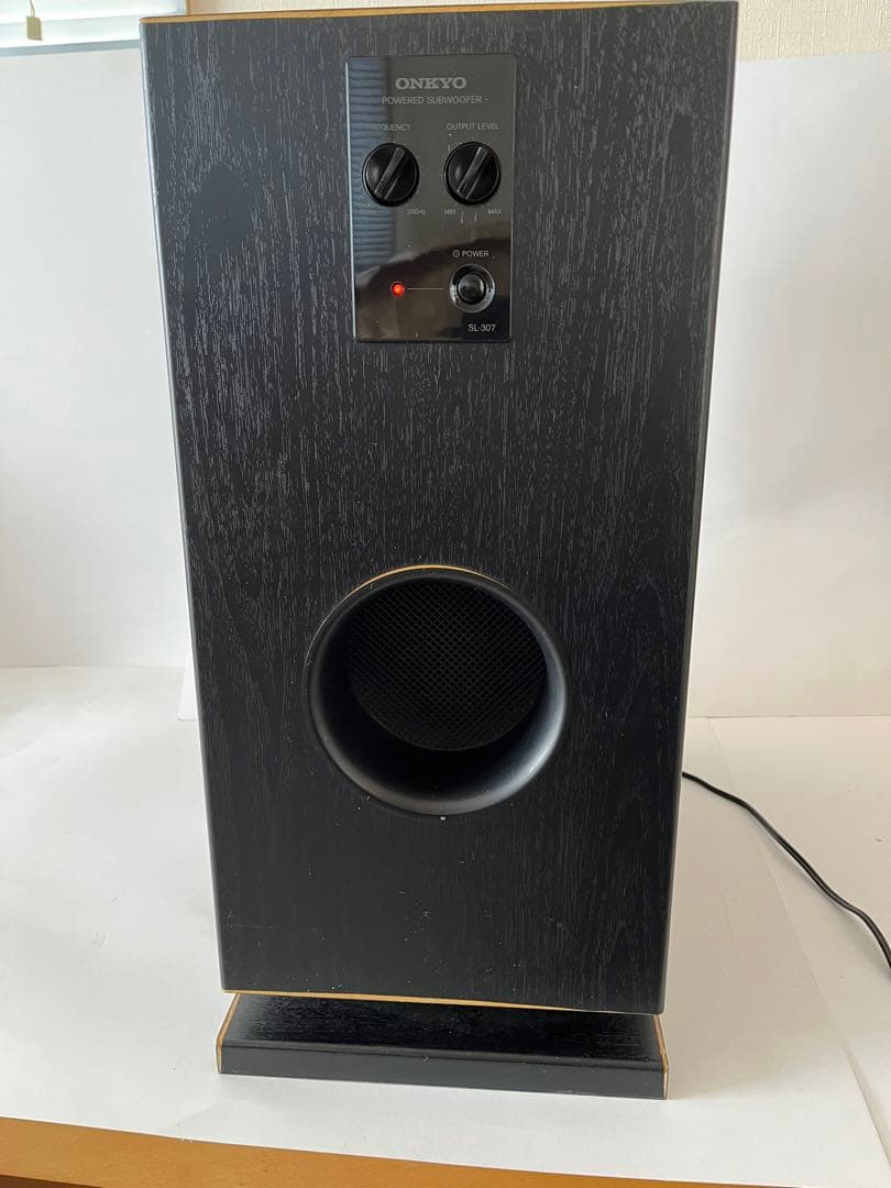 ONKYO SL-105 サブウーファー ブラック - メルカリ