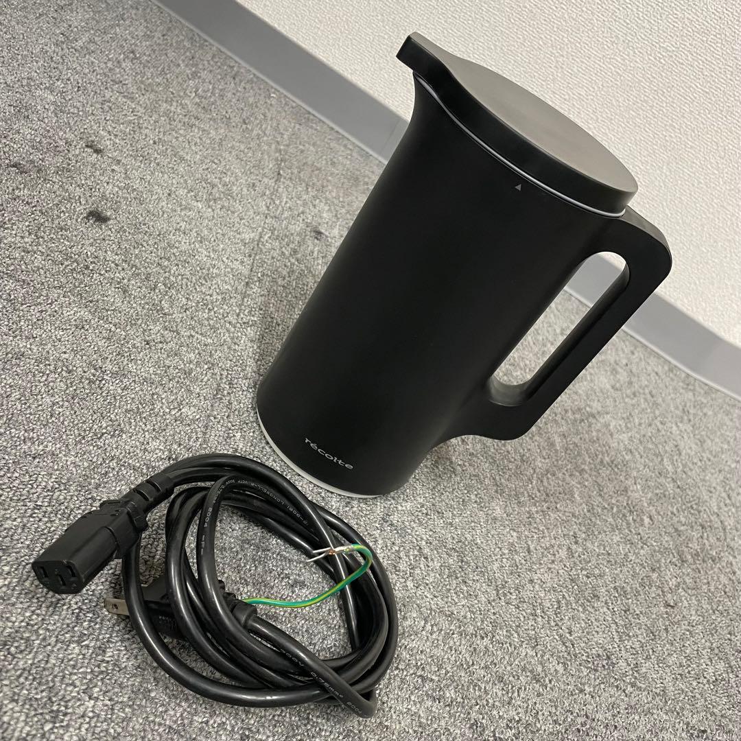 動作品 レコルテ RSY-2 自動調理ポット recolte ブラック - メルカリ