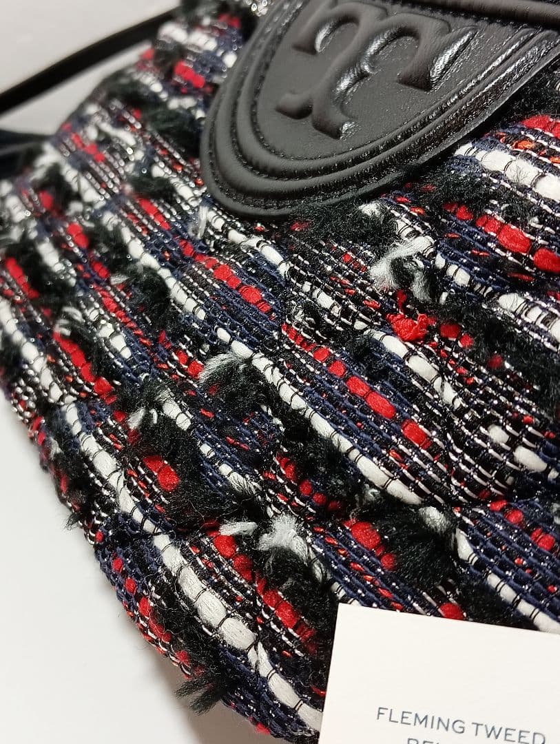 トリーバーチ 61482 FLEMING TWEED BAG ウエストバッグ - メルカリ