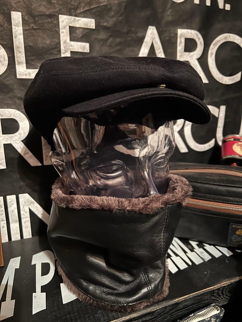 AT-DIRTY アットダーティー　レザーネックウォーマー　完売品 アットダーティー レザー ネック ウォーマー | AT-DIRTY LEATHER NECK