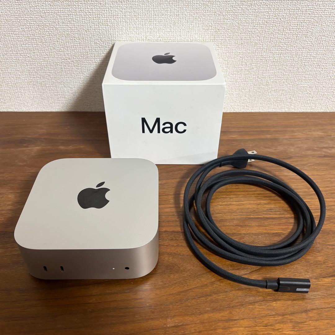 Mac mini M4 16GB/512GB シルバー (2024) Apple Mac mini Desktop M4 Chip 16GB RAM 512GB SSD - MU9E3LL/A