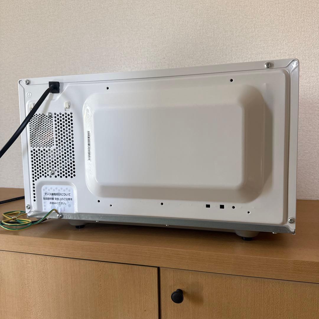 美品】 無印良品 電子レンジ ホワイト 白 MJ-SER18A