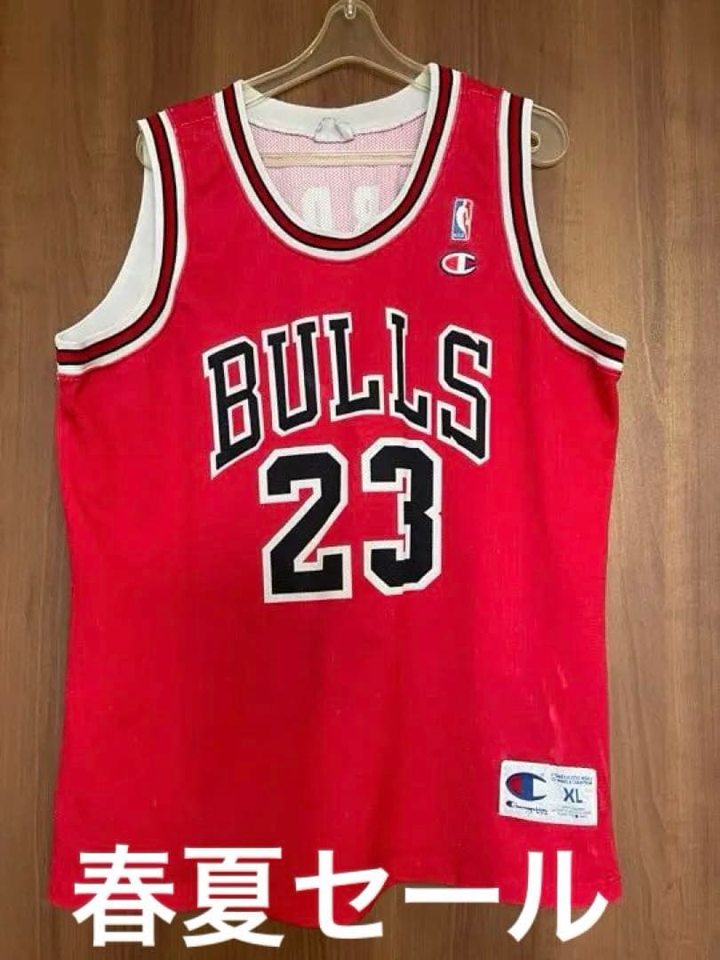 週末特売NBAシカゴブルズ#23JORDAN90's vintageチャンピオン - メルカリ