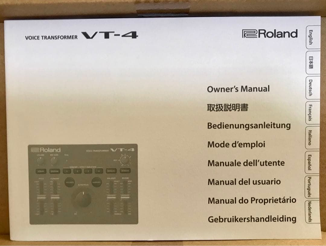 Roland VT-4 ボイストランスフォーマー（中古、念のためジャンク扱い