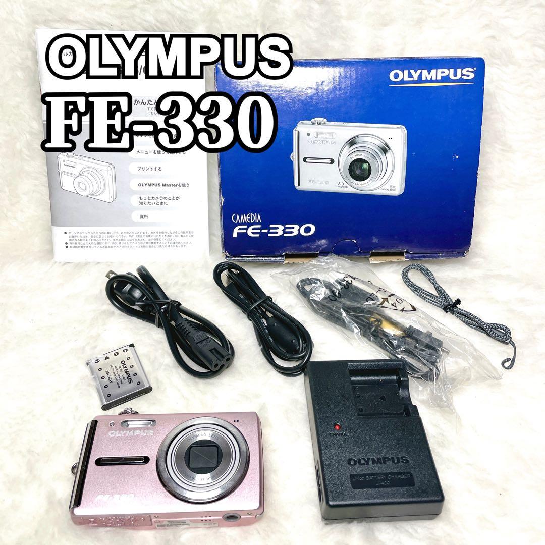 【人気色✨】OLYMPUS オリンパス FE-330 デジタルカメラ コンデジ スリムボディの光学5倍、オリンパスから「CAMEDIA FE-330」登場