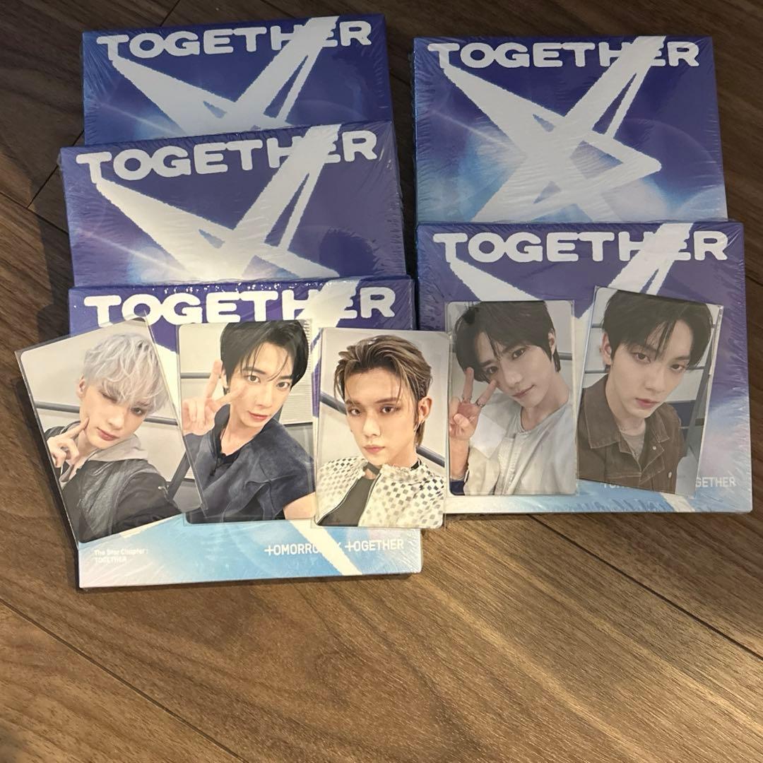 新品未開封 TXT TOGETHER ソロアルバム 5枚＋福岡ラキドロ - メルカリ