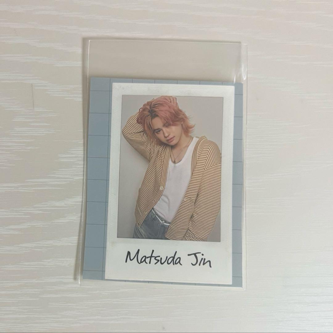 INI 写真集 タワレコ特典ステッカー 松田迅 - メルカリ