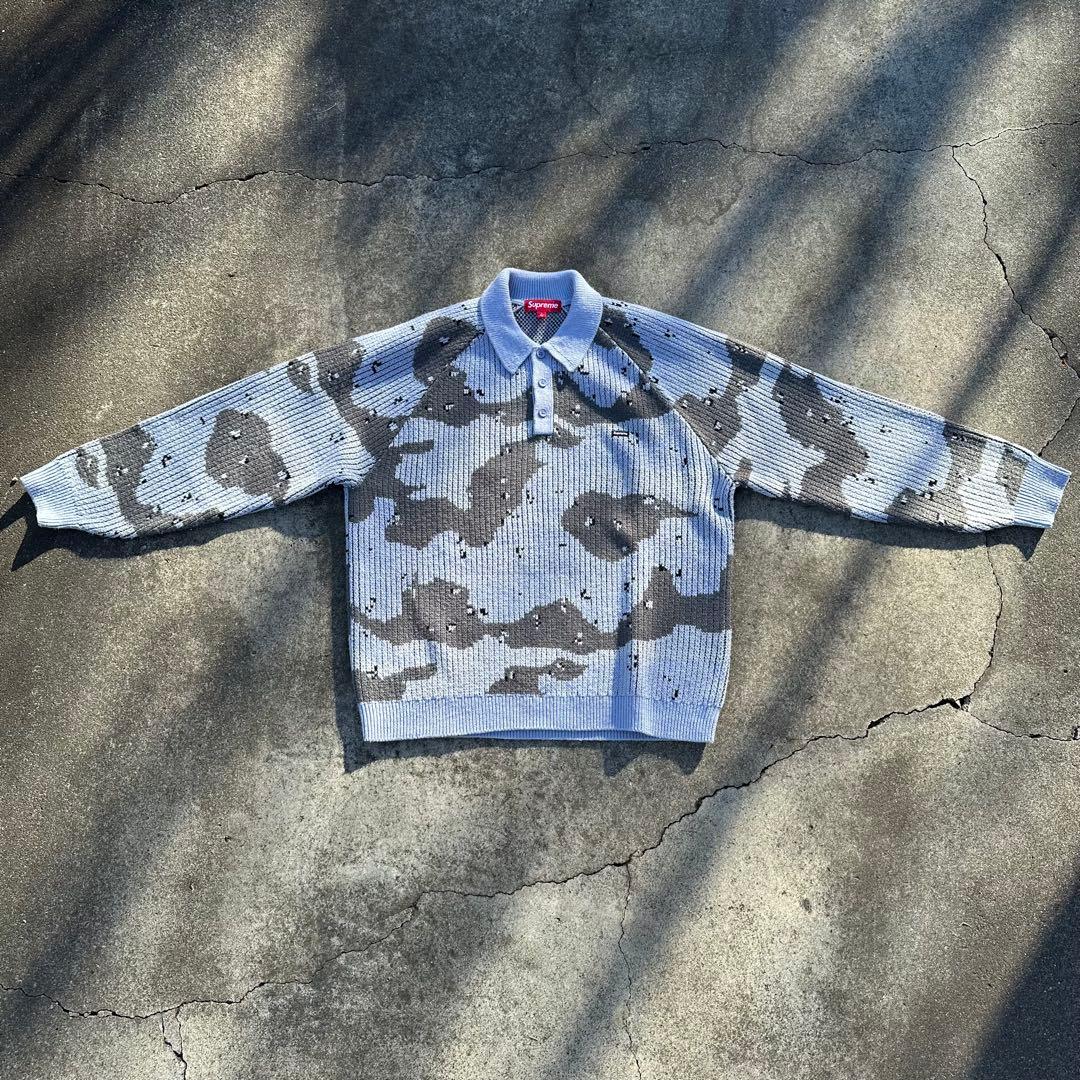 【完売品】Supreme カモフラージュ ニットポロ 2026年最新】supreme ニットポロの人気アイテム - メルカリ