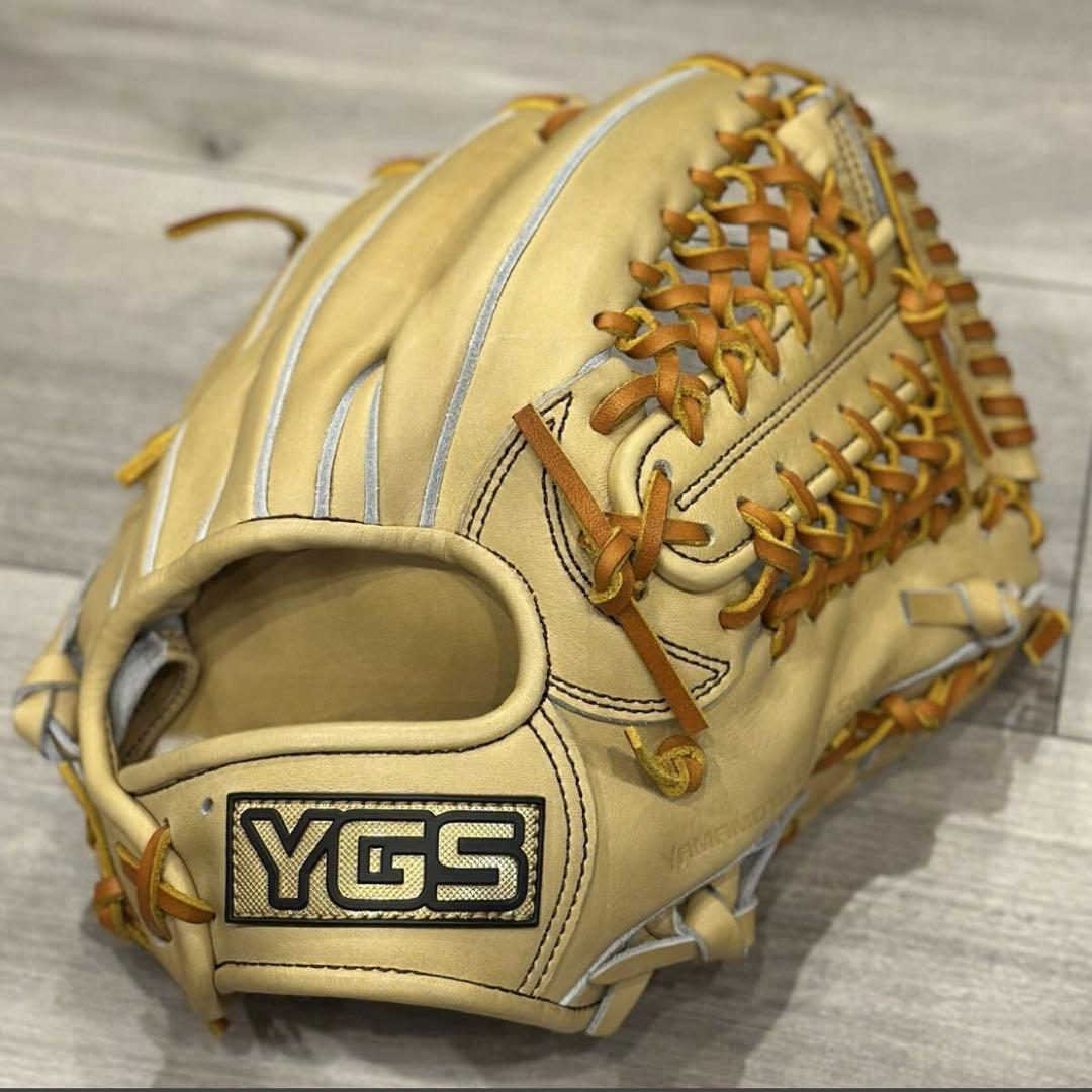 山本グラブスタジオ　YGSプロライン　硬式内野用クリーム　EA3　 29センチ 本当のプロ仕様！山本グラブスタジオのYGSプロラインが入荷！[2022.08