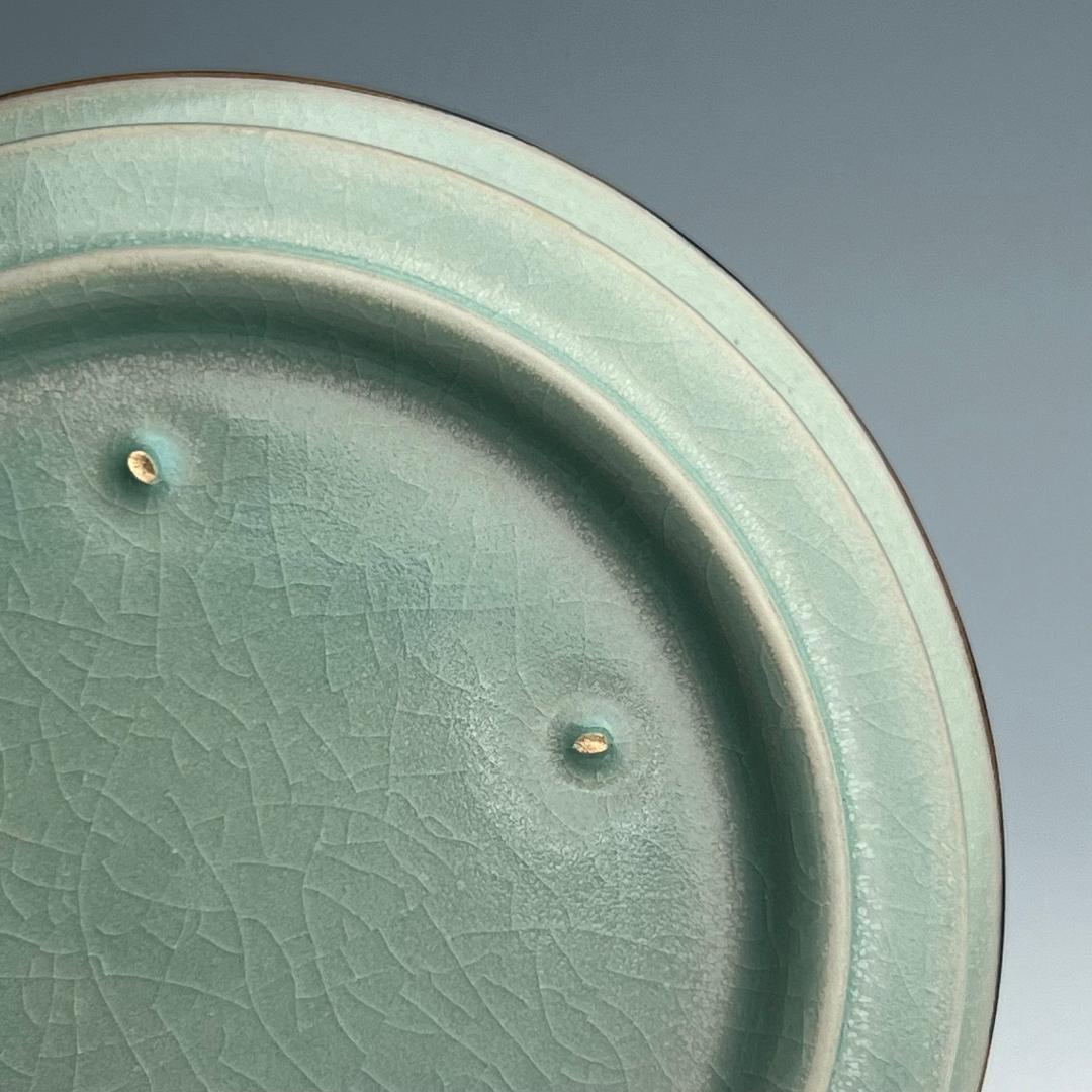 龍泉窯 青磁折沿洗 唐物 中国古玩 中国美術 A953 - メルカリ