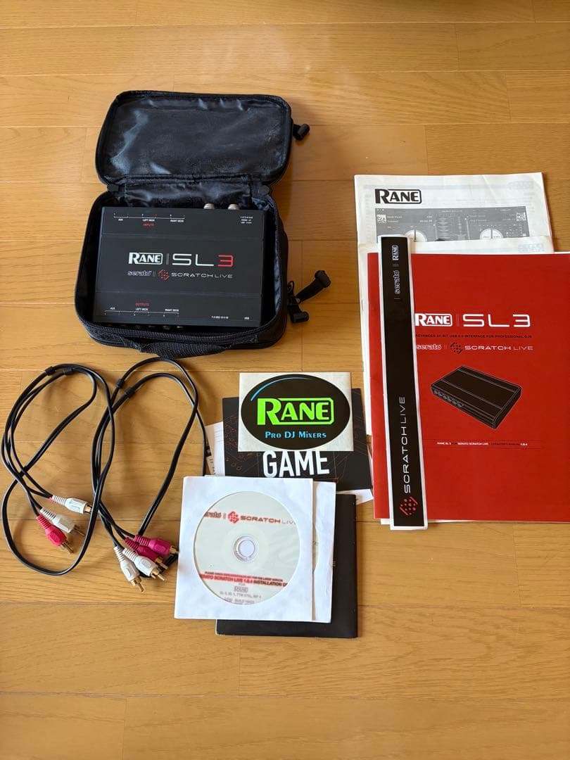 RANE scratch live 3 DJインターフェース SL3 RANE/Scratch Live 3(SL3)の紹介です。
