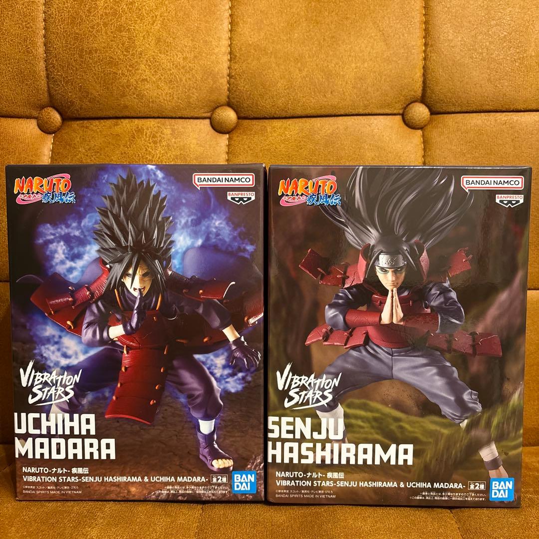 ナルトVIBRATION STARS 千手柱間 うちはマダラ 2個セット - メルカリ