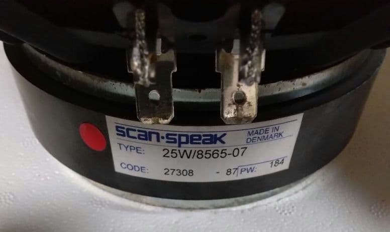 scan-speak　 25W/8565-07 　スピーカー 2個セット　新品