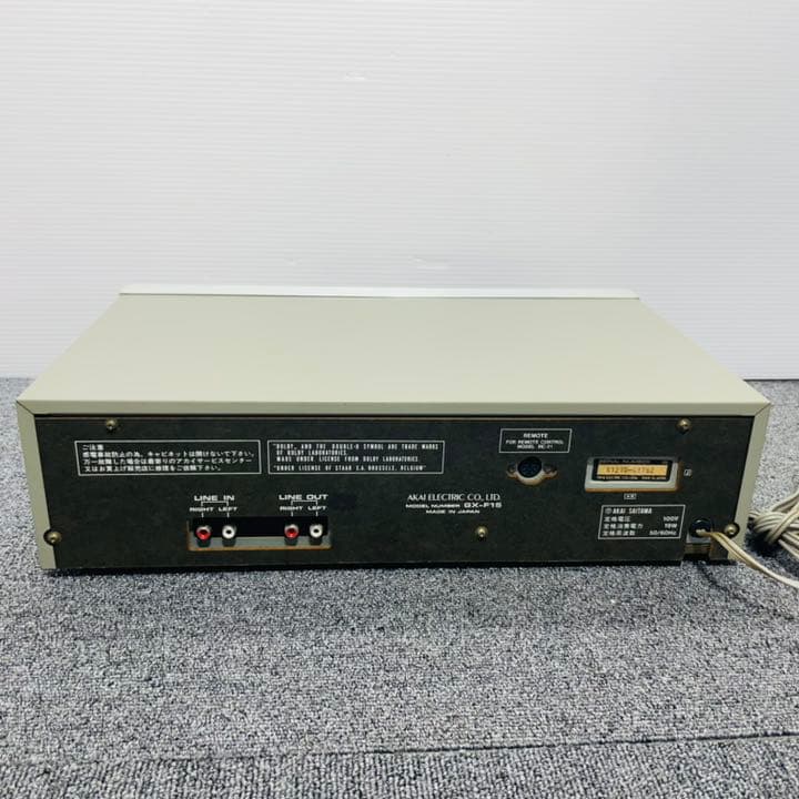 AKAI カセットデッキ GX-F15 - メルカリ
