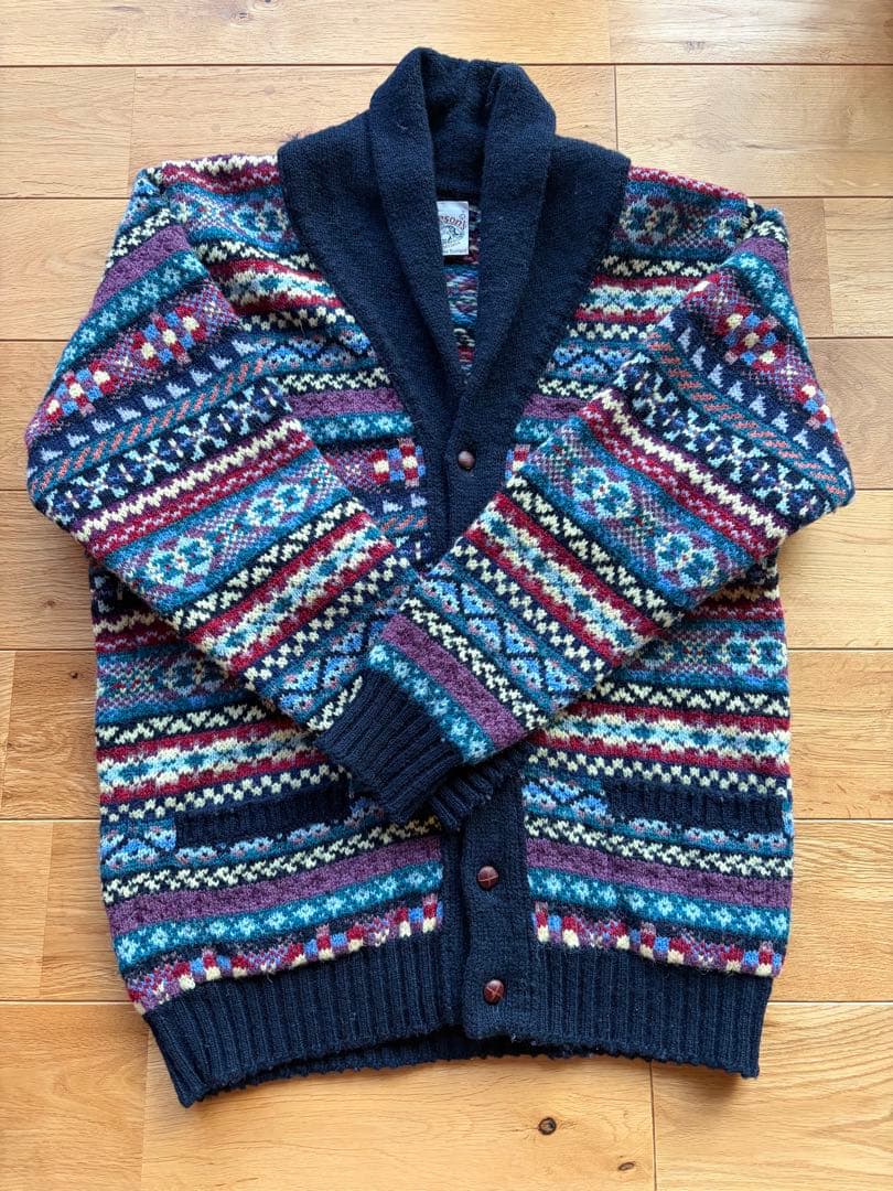 JAMIESONS ジャミーソンズ　カーディガン　ニット　Jamieson’s Jamieson's of Shetland Jamieson's フェアアイル カーディガン