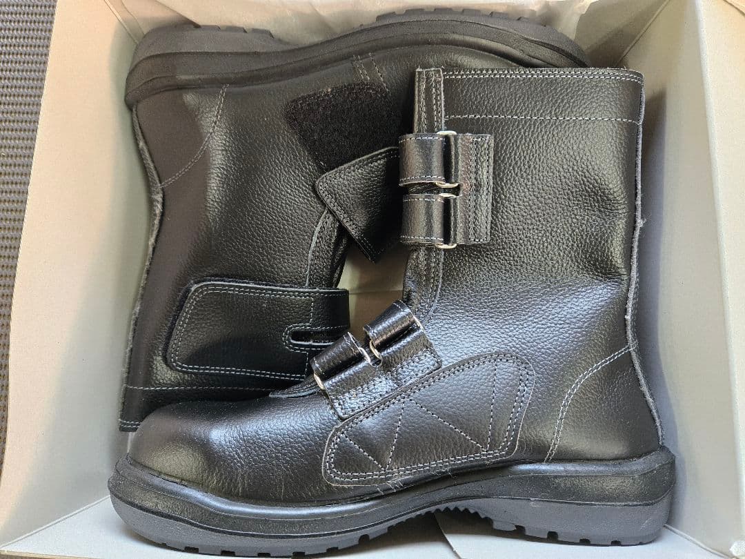 【新品・未使用】Rubbertec（ミドリ安全）安全靴 ブラック 25.5cm