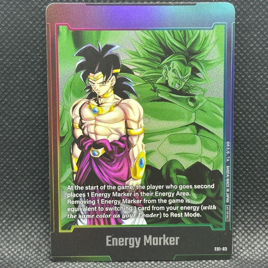 ドラゴンボール 海外 エナジーマーカー E01-03 ブロリー 英語 - メルカリ