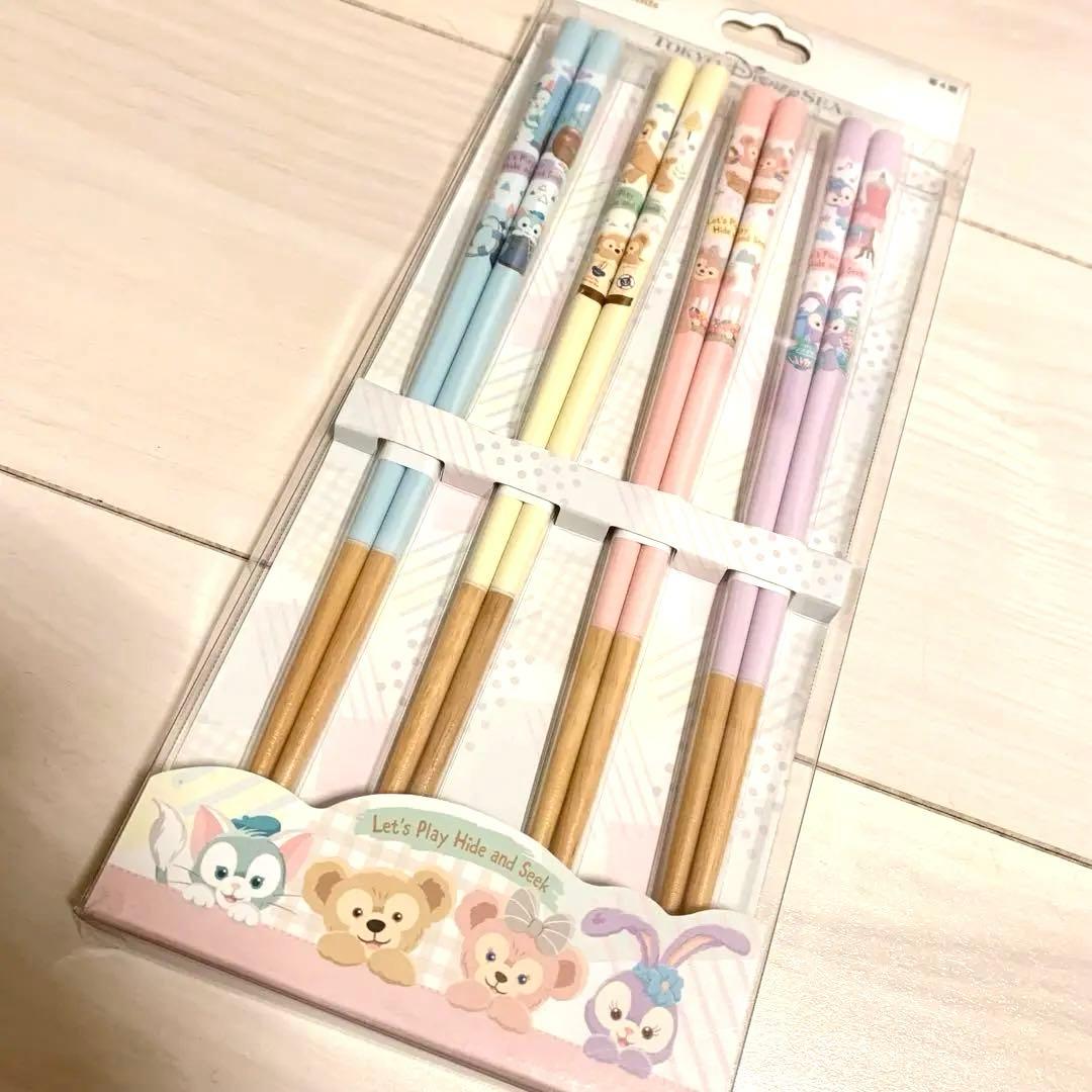 ダッフィー 箸 お箸 ダッフィーフレンズ ディズニーシー 4膳 - メルカリ