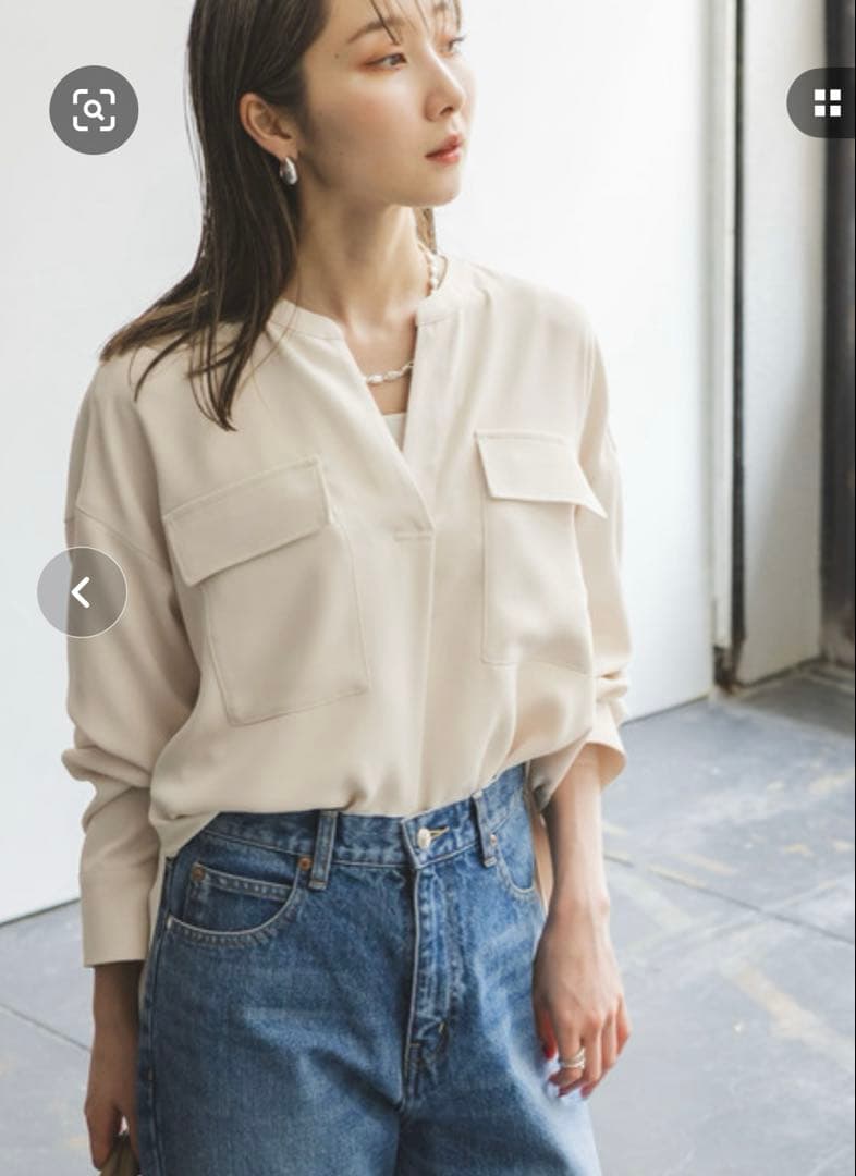 NOBLE】ワークドレープディテールシャツ - メルカリ