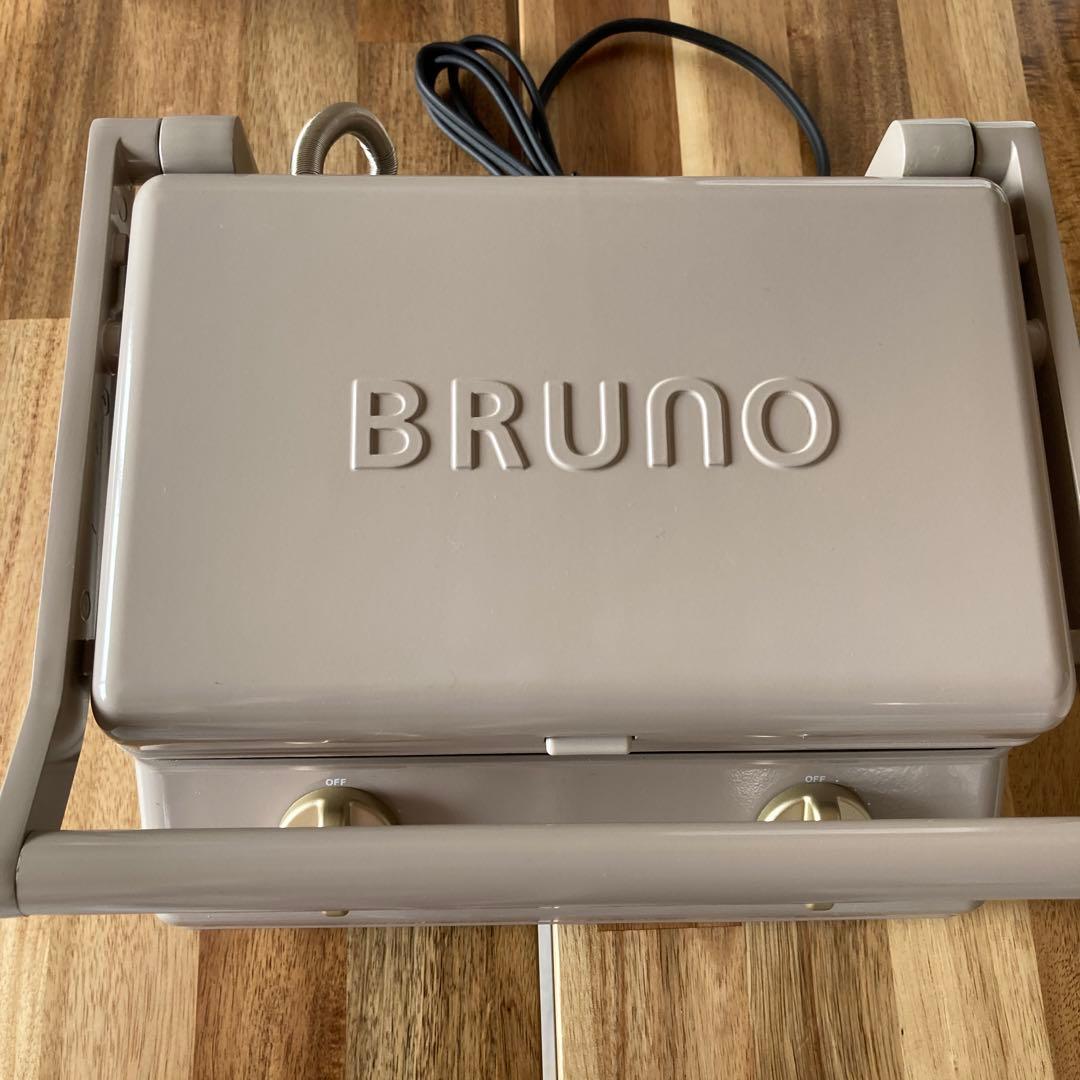 BRUNO ブルーノ グリルサンドメーカー ダブル グレージュ - メルカリ