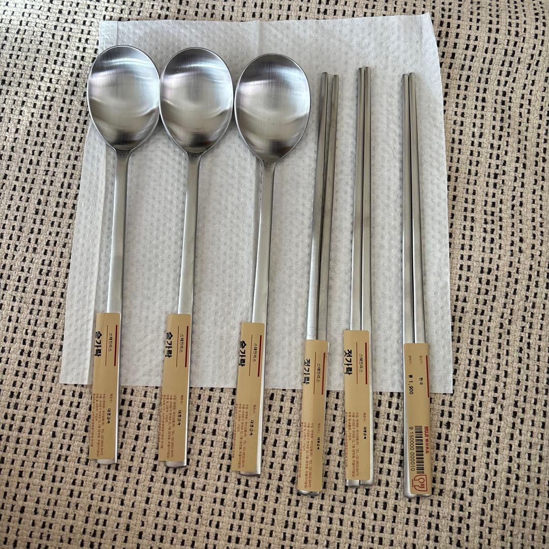 韓国限定】無印良品 スプーン お箸 セット - メルカリ