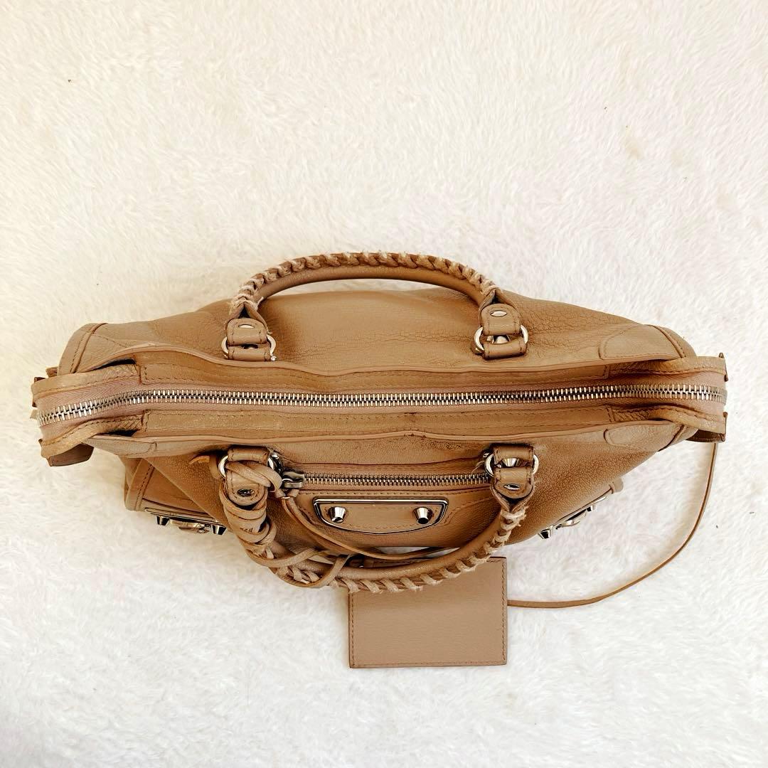 BALENCIAGA バレンシアガ ミニ シティ レザー ハンドバッグ 2way