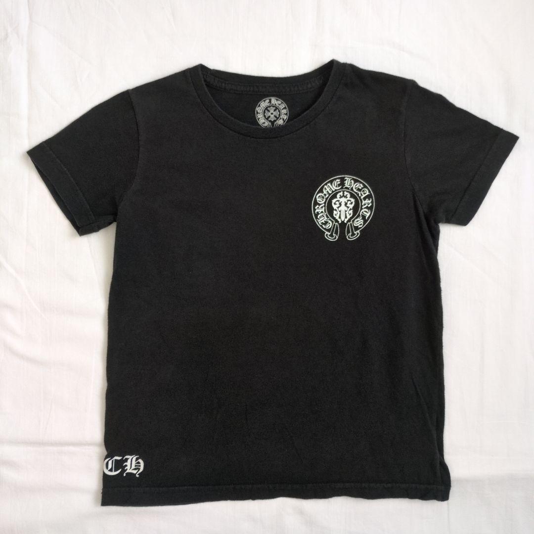 クロムハーツ CHROME HEARTS ブラック 半袖 Tシャツ サイズ8 CHROME HEARTS 半袖Tシャツ 2990-304-6079 レディース SIZE XL クロム