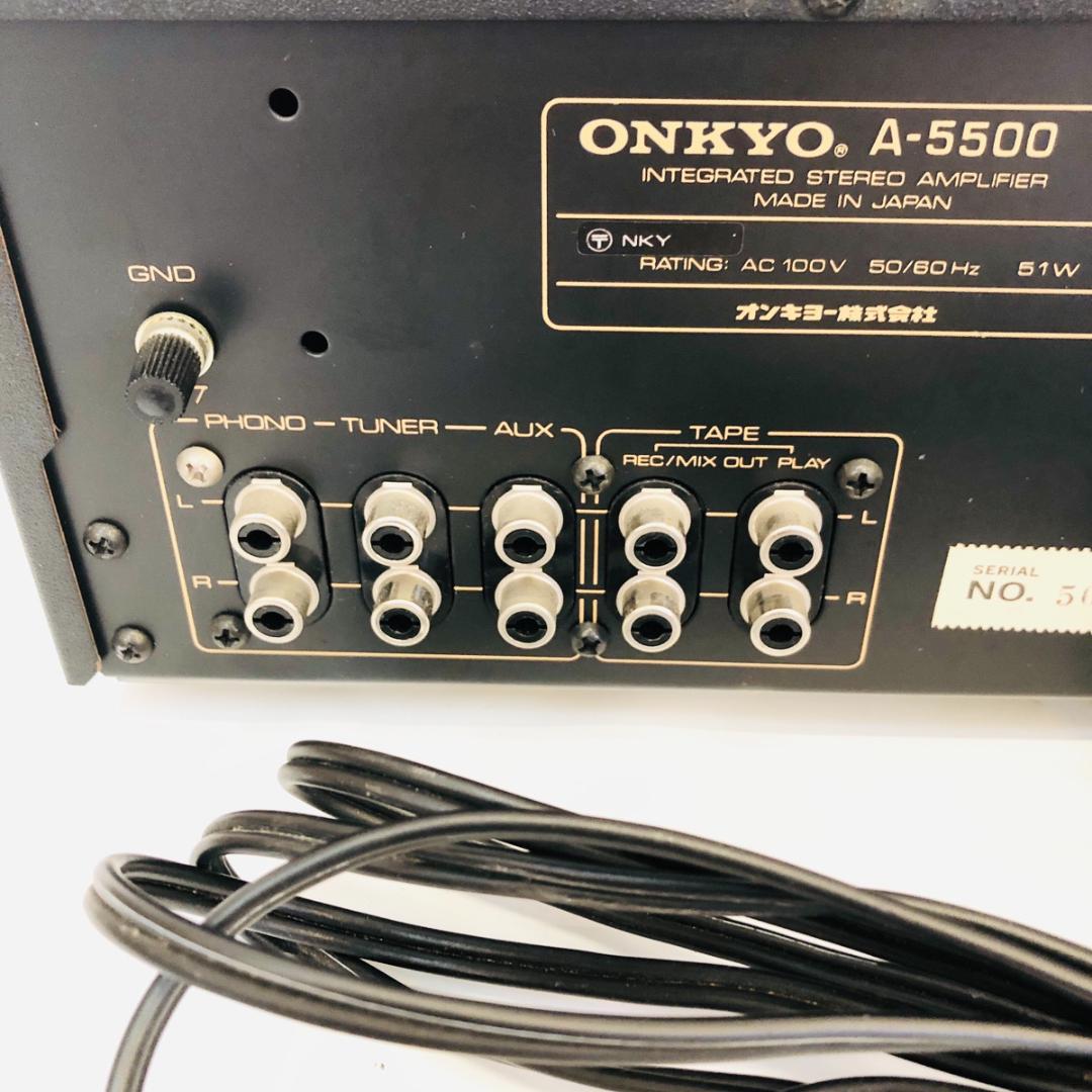 ONKYO オンキヨー プリメインアンプ A-5500 「5877」 - メルカリ