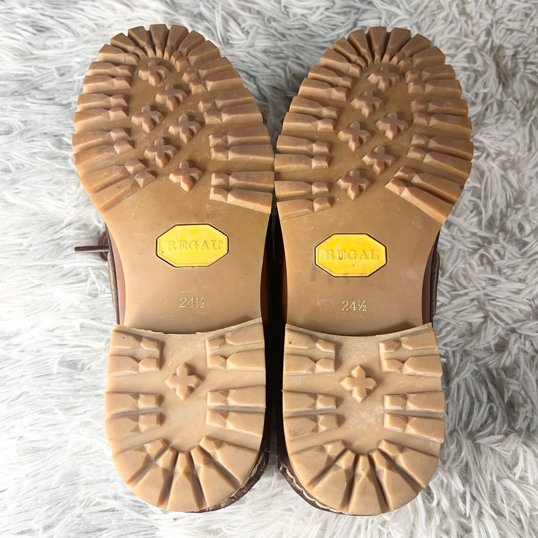 美品】 REGAL リーガル デッキシューズ JE-38 24.5 3eye - メルカリ