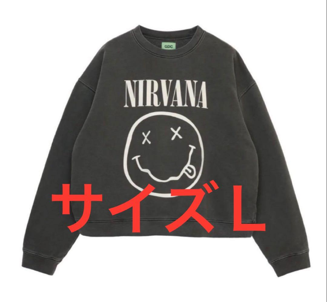 NIRVANA × GDC Collabo Crew Sweat キムタク NIRVANA×GDC collabo】crew sweat