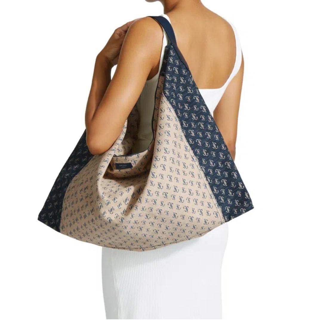 ジミーチュウ JCロゴ ジャカード ホーボーバッグ - メルカリ