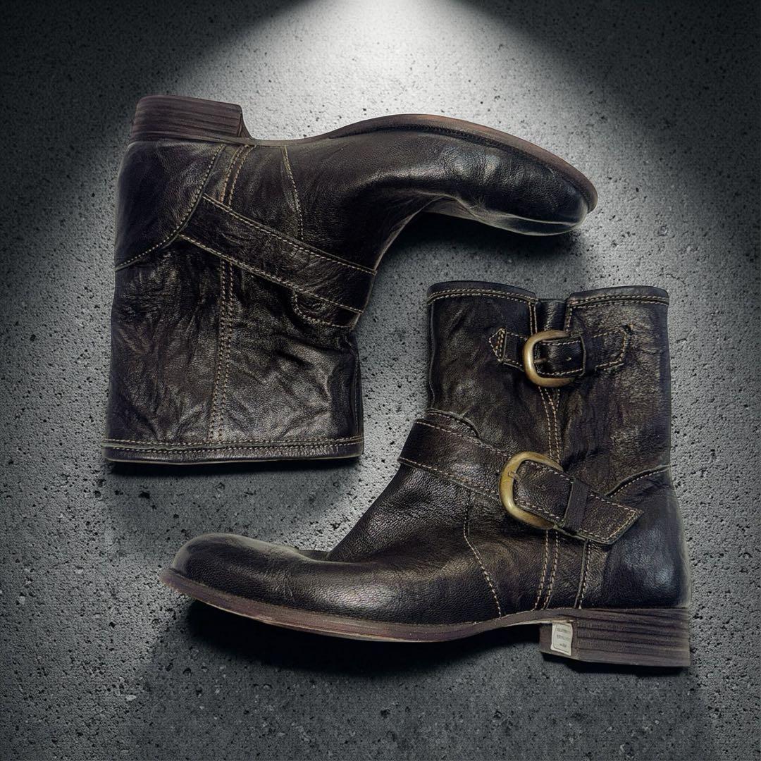 00s archive engineer boots grunge Y2K - メルカリ