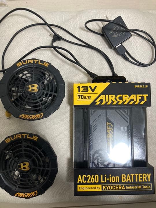 2021バートル 空調服セット 13V BURTLE AC260 AC270 - MISATO-SINKO.SITE