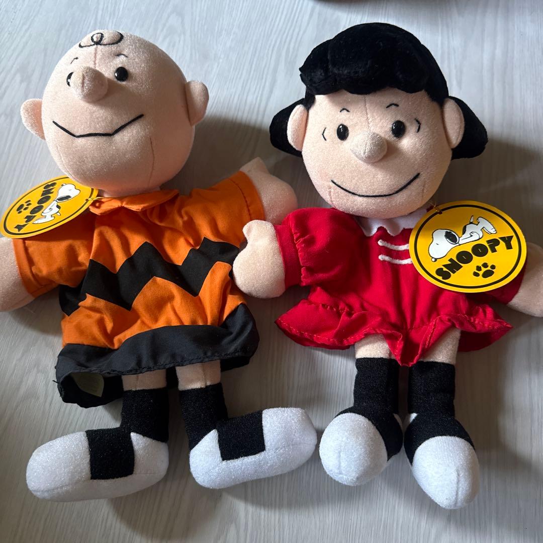 チャーリー・ブラウンとルーシー ハンドパペットタグ付き パペット/チャーリー・ブラウン/ペット用/PEANUTS | アフタヌーン