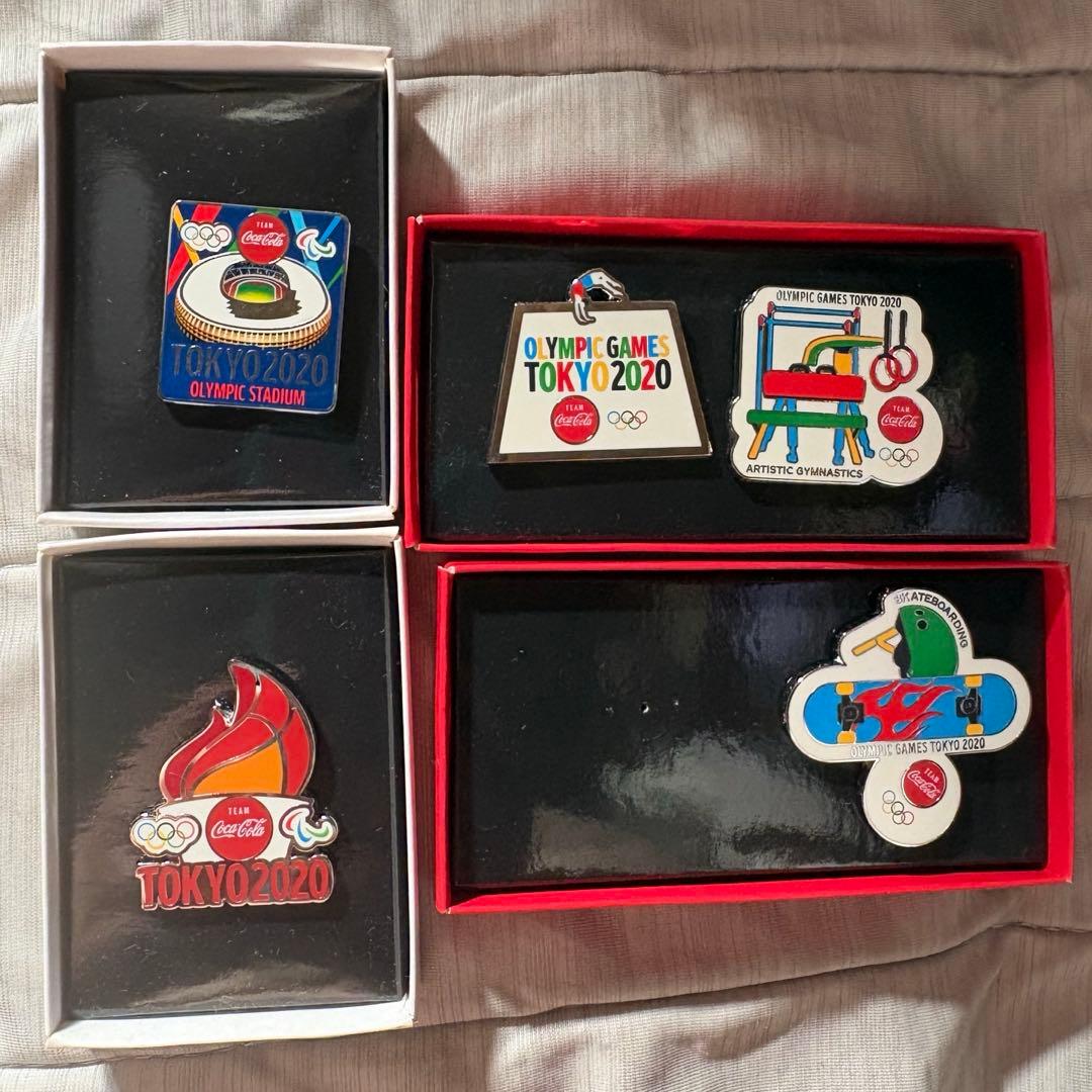 東京オリンピック2020 コカ・コーラ 記念ピンバッジ - メルカリ
