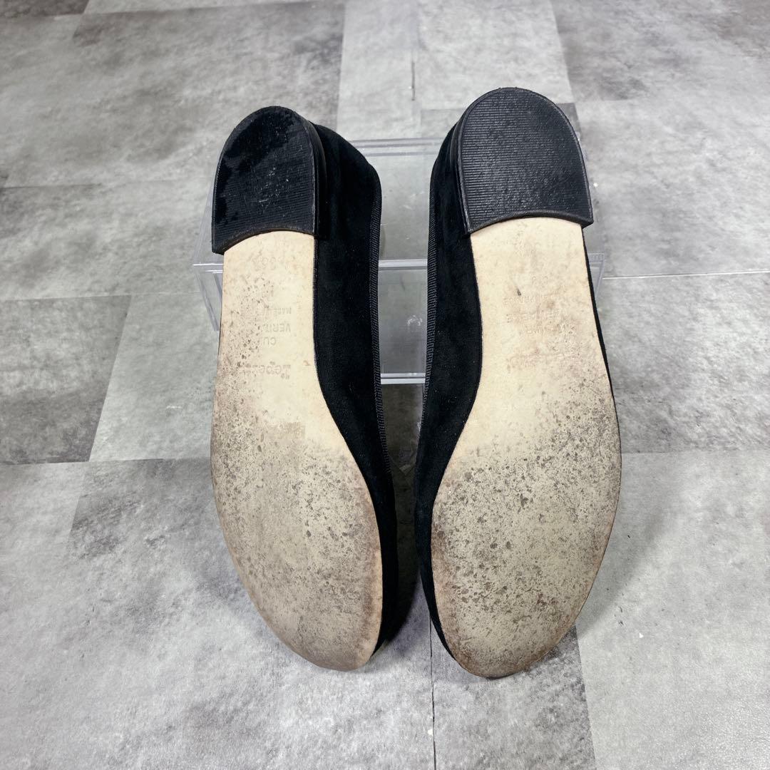 良品】✨repetto バレエシューズ フラットパンプス BK 23cm