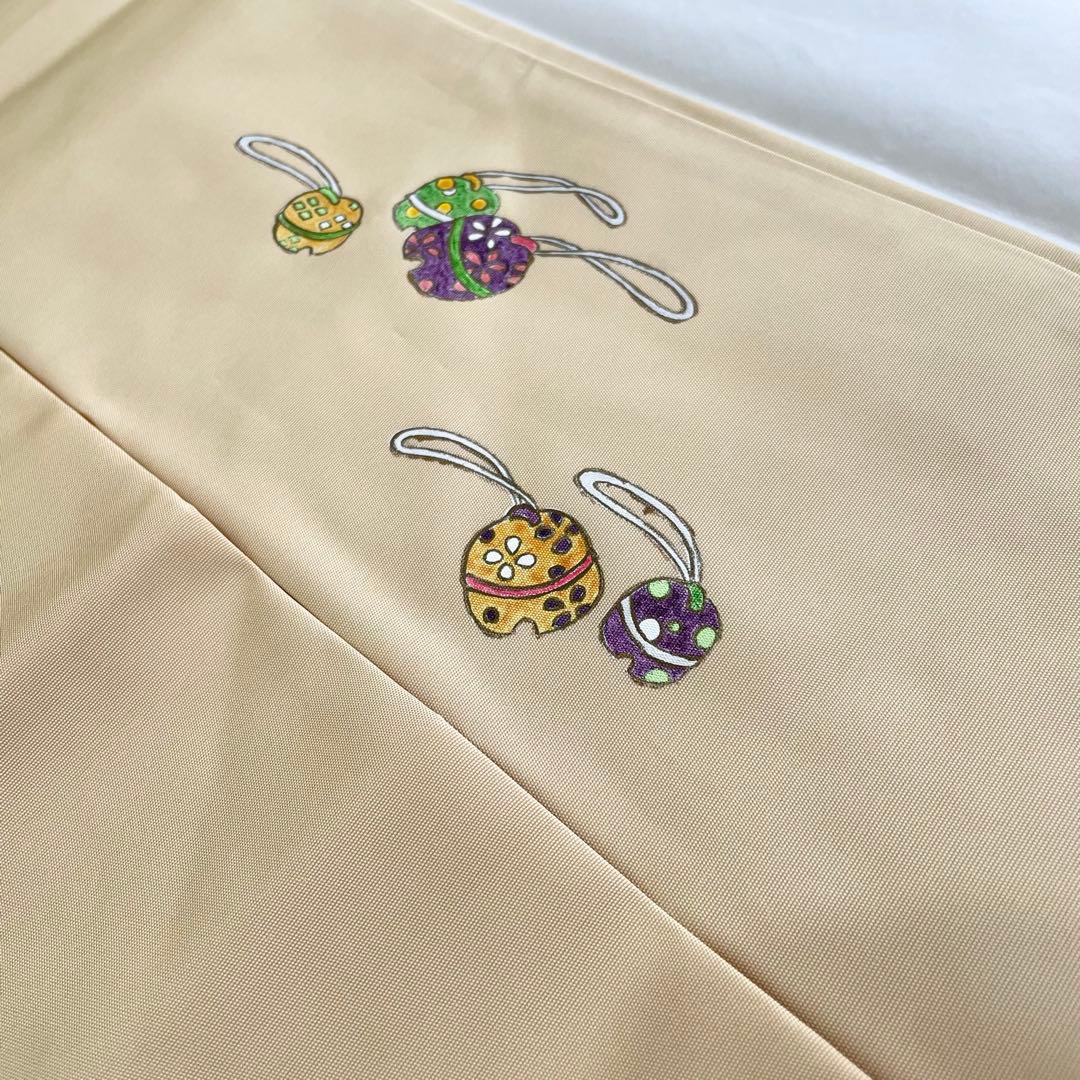 未使用 大島紬 袷仕立て パステルカラー 名古屋帯（長尺）付き