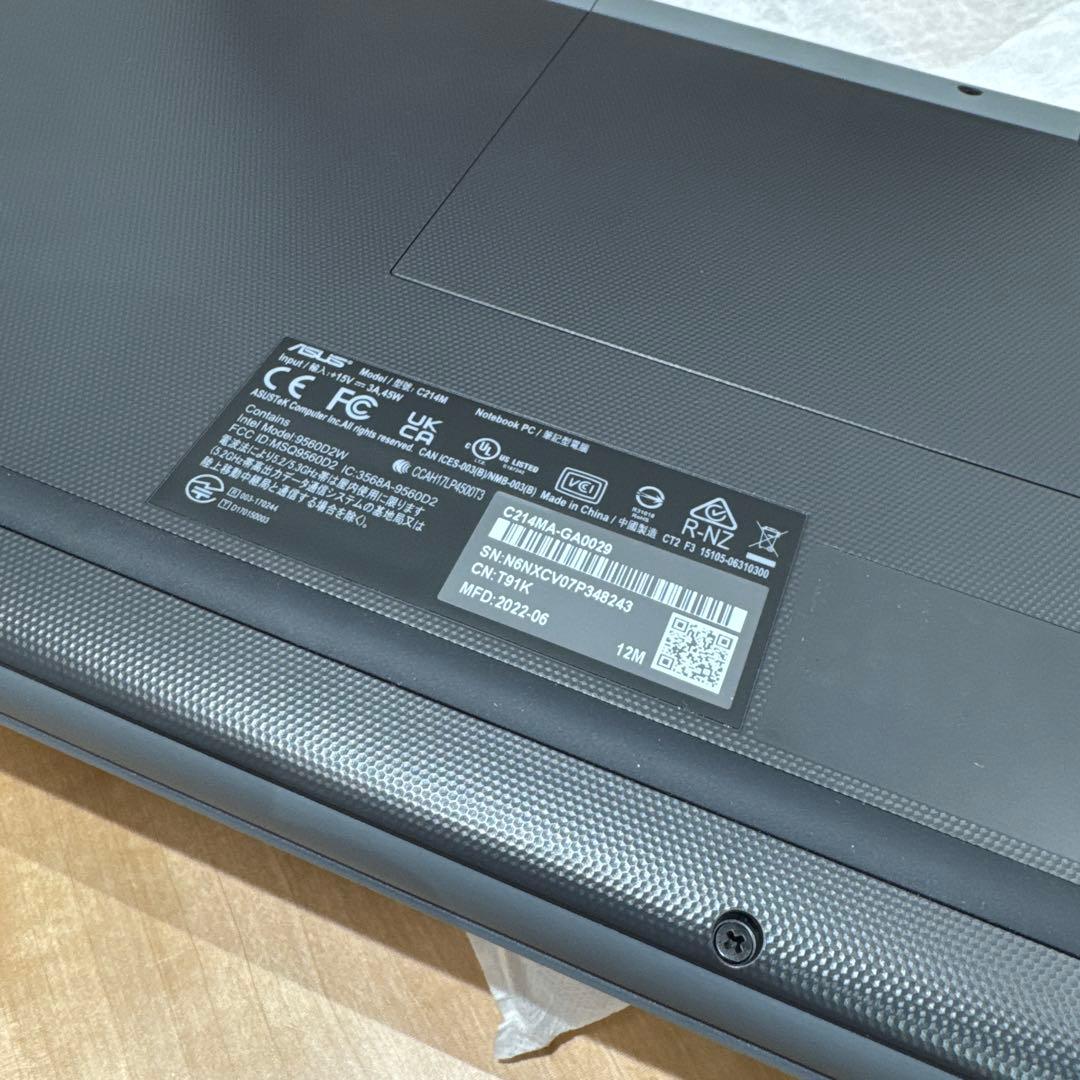 Chromebook C214MA 登録作業のみほぼ未使用品 C - メルカリ