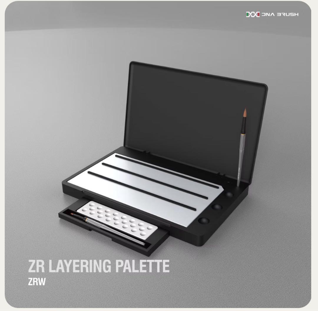 その他 ZR Layering Palette Complete Set Best Empty Magnetic Palette Extra Large Black Z Palette
