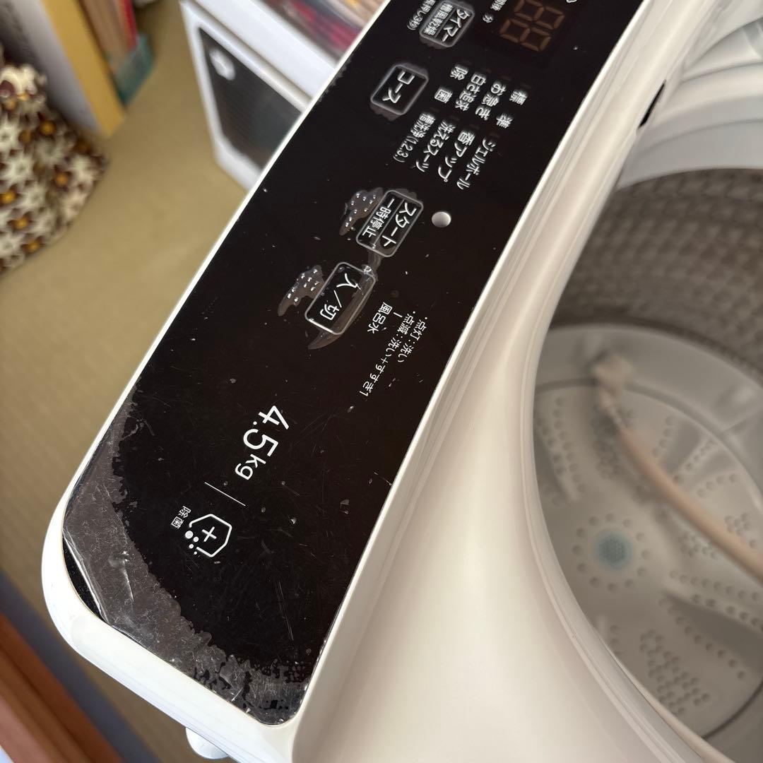 全自動洗濯機　ハイアール 4.5kg 　JW-U45B-K 美品