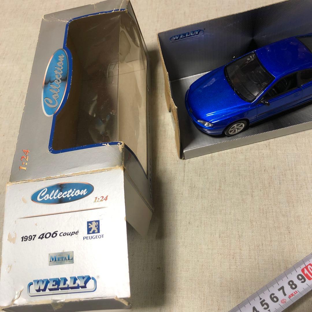 WELLY 1997 406 プジョー クーペ 1/24 メタル - メルカリ