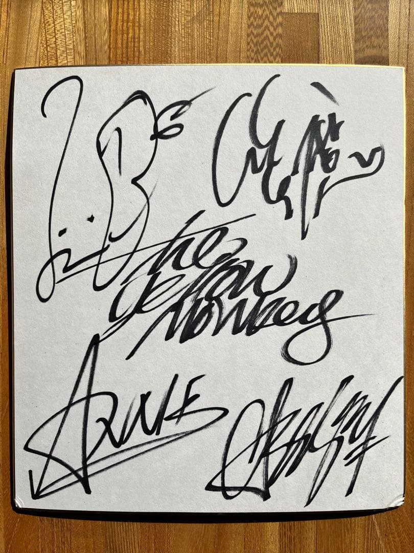 THE YELLOW MONKEYイエモン 直筆サイン色紙 - メルカリ