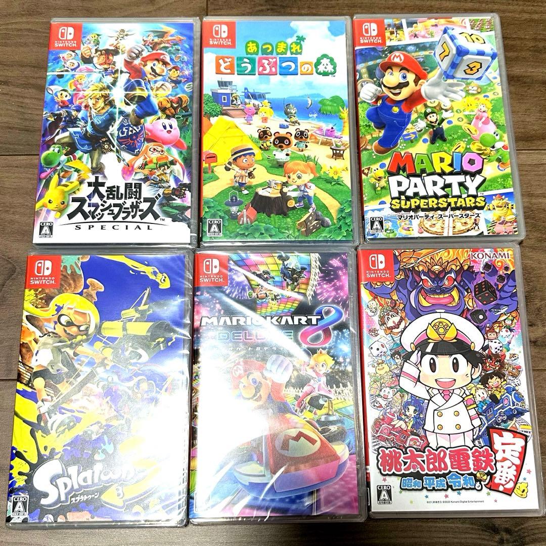 Nintendo Switch ソフト6本　新品未開封 Nintendo Switch - Nintendo Switch ソフト6本 新品未開封の通販 by た