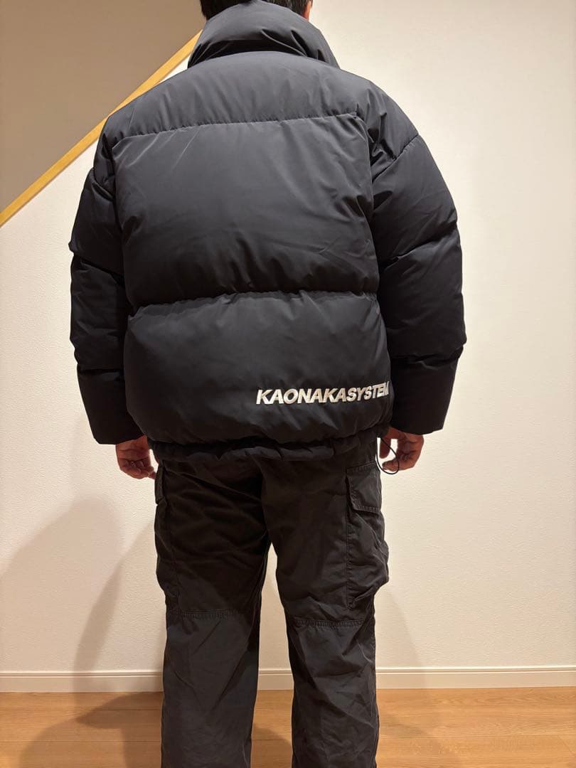 kaoyorinakamiリバーシブルダウンジャケット ブラック M - メルカリ