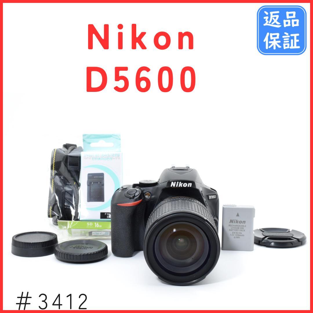 Nikon D5600 AF-S 18-135mmレンズセット　SDカード付 Nikon D5600 AF-S 18-135mmレンズセット SDカード付 - メルカリ